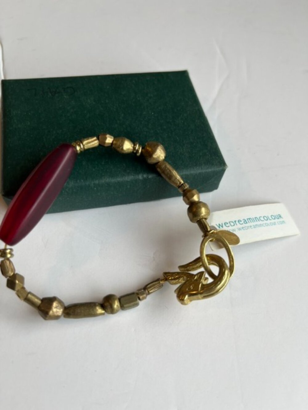 We dream in color Ruby Noor bracelet.